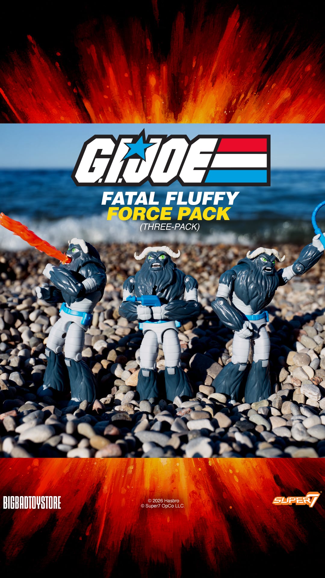 G.I. Joe ReAction+ Fatal Fluffy Force Pack BBTS Exclusive Action Figure Three-Pack Gallery Image 15