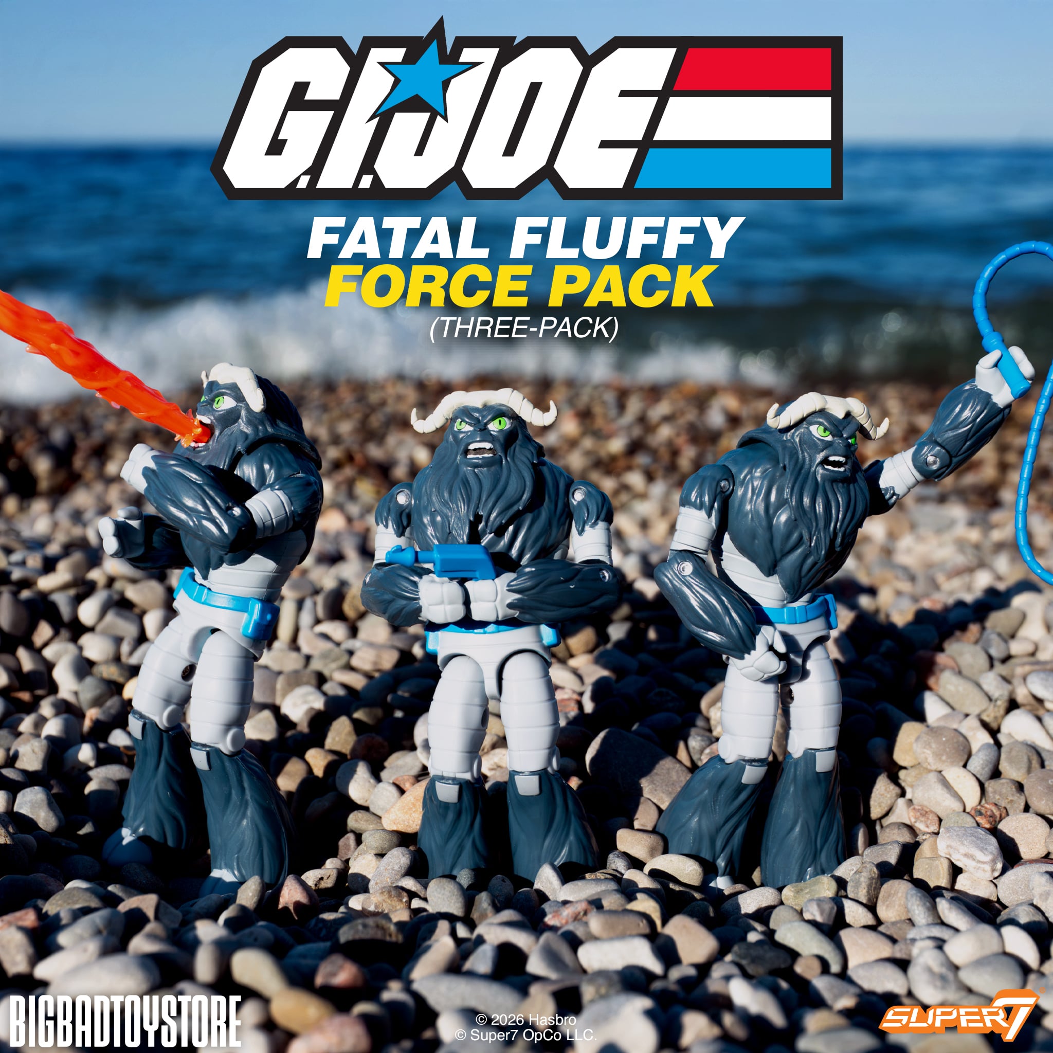 G.I. Joe ReAction+ Fatal Fluffy Force Pack BBTS Exclusive Action Figure Three-Pack Gallery Image 10