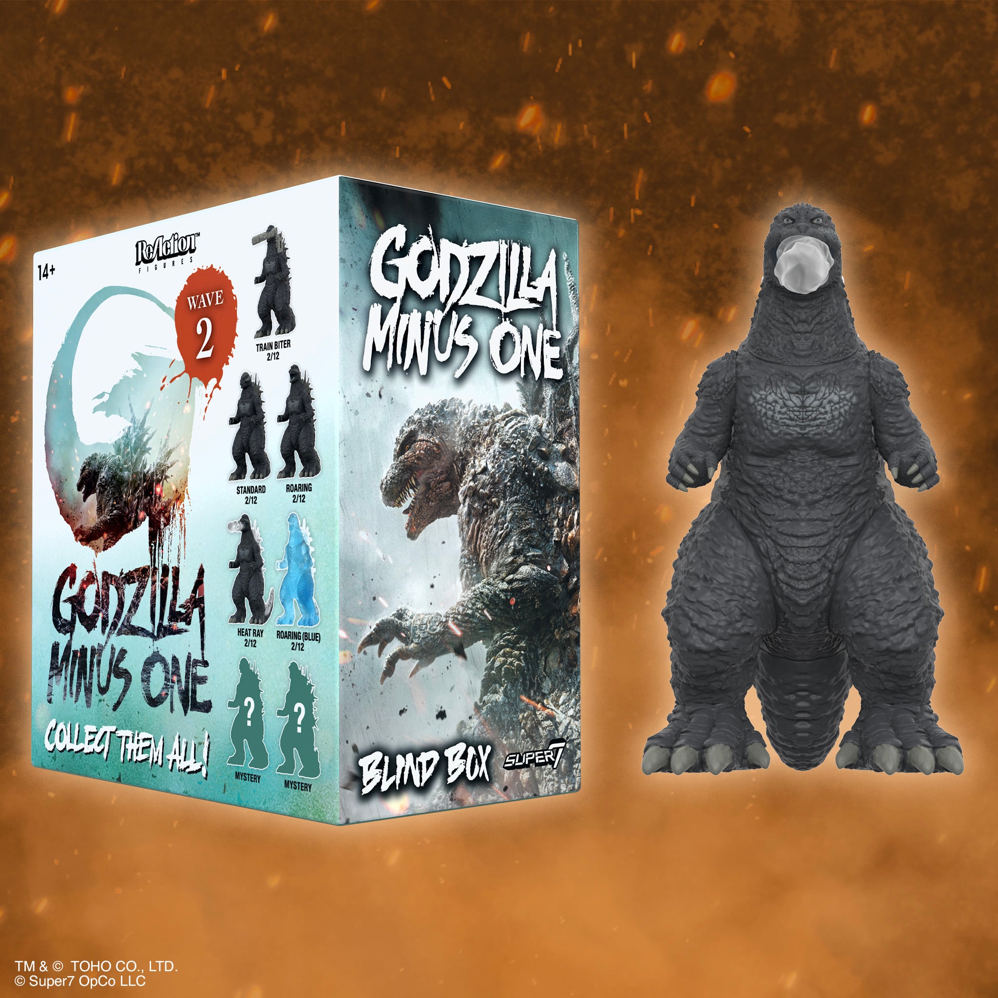 Toho ReAction Blind Box Wave 11 Godzilla Minus One Box of 12
