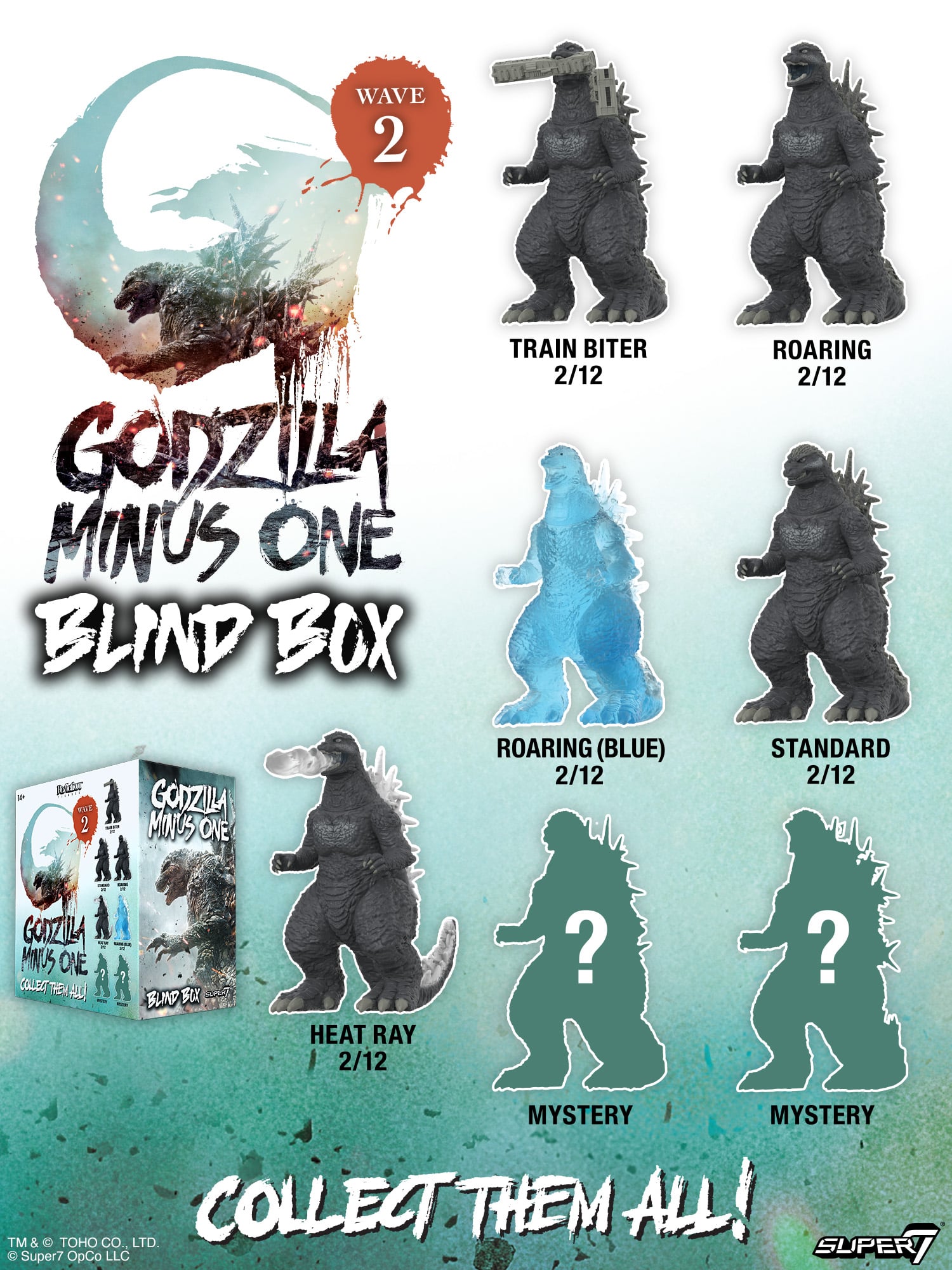 Toho ReAction Blind Box Wave 11 Godzilla Minus One Box of 12 Random Figures Gallery Image 19