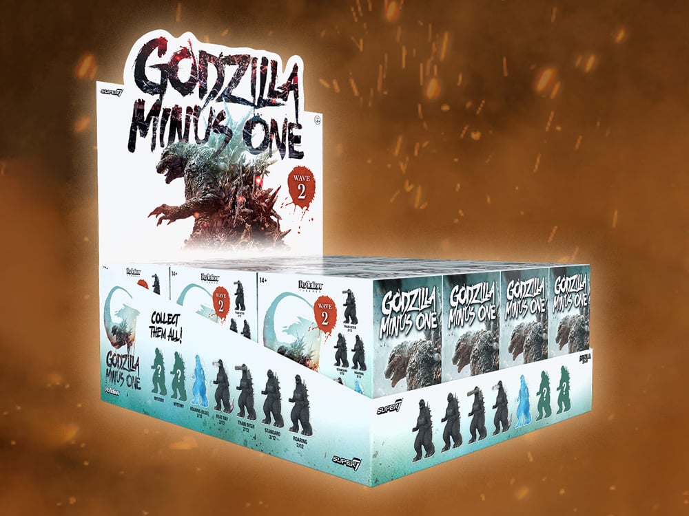 Toho ReAction Blind Box Wave 11 Godzilla Minus One Box of 12 Random Figures Gallery Image 1