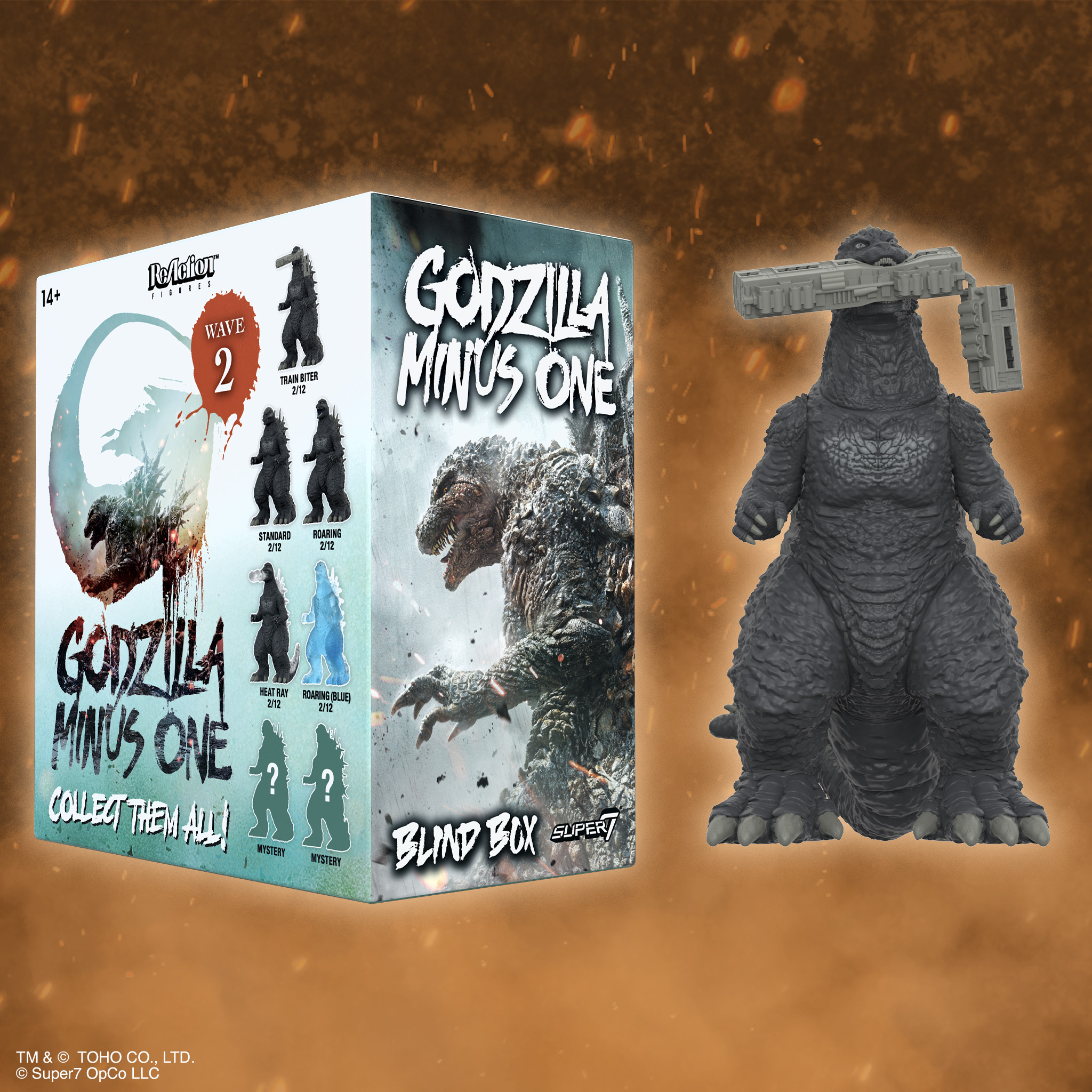 Toho ReAction Blind Box Wave 11 Godzilla Minus One Box of 12