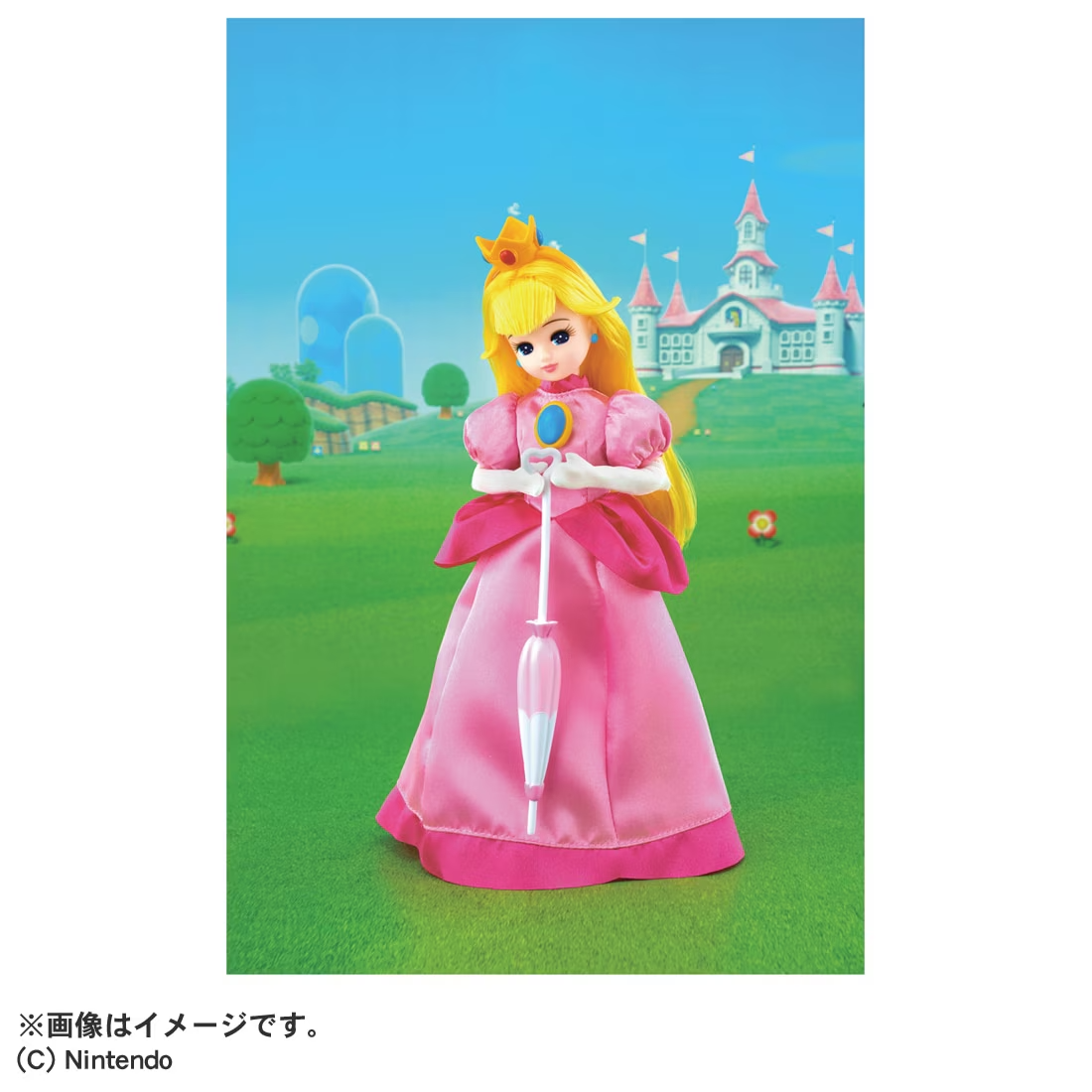Super Mario Licca Princess Peach Fashion Doll Super Mario Licca Princess Peach Fashion Doll