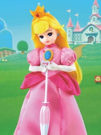 Super Mario Licca Princess Peach Fashion Doll
