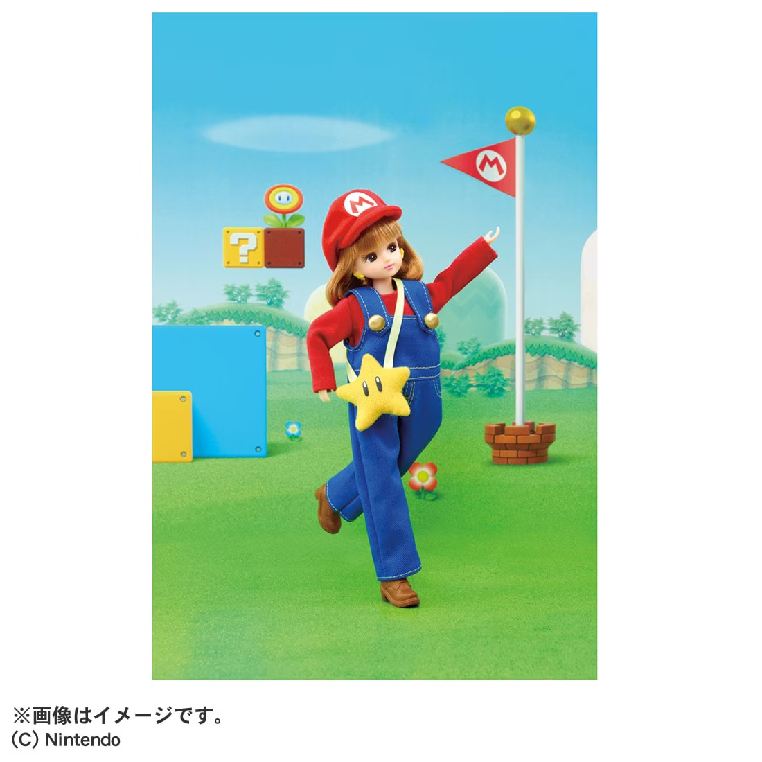 Poupée Takara Licca-Chan LD-33 Super Mario – Édition Spéciale, Boîte Non Ouverte, Japon
