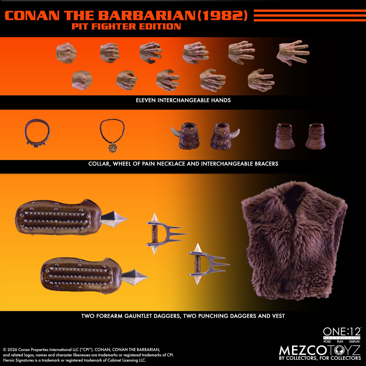 Conan the Barbarian (1982) One:12 Collective Conan (Pit Fighter Edition) Action Figure Gallery Image 14