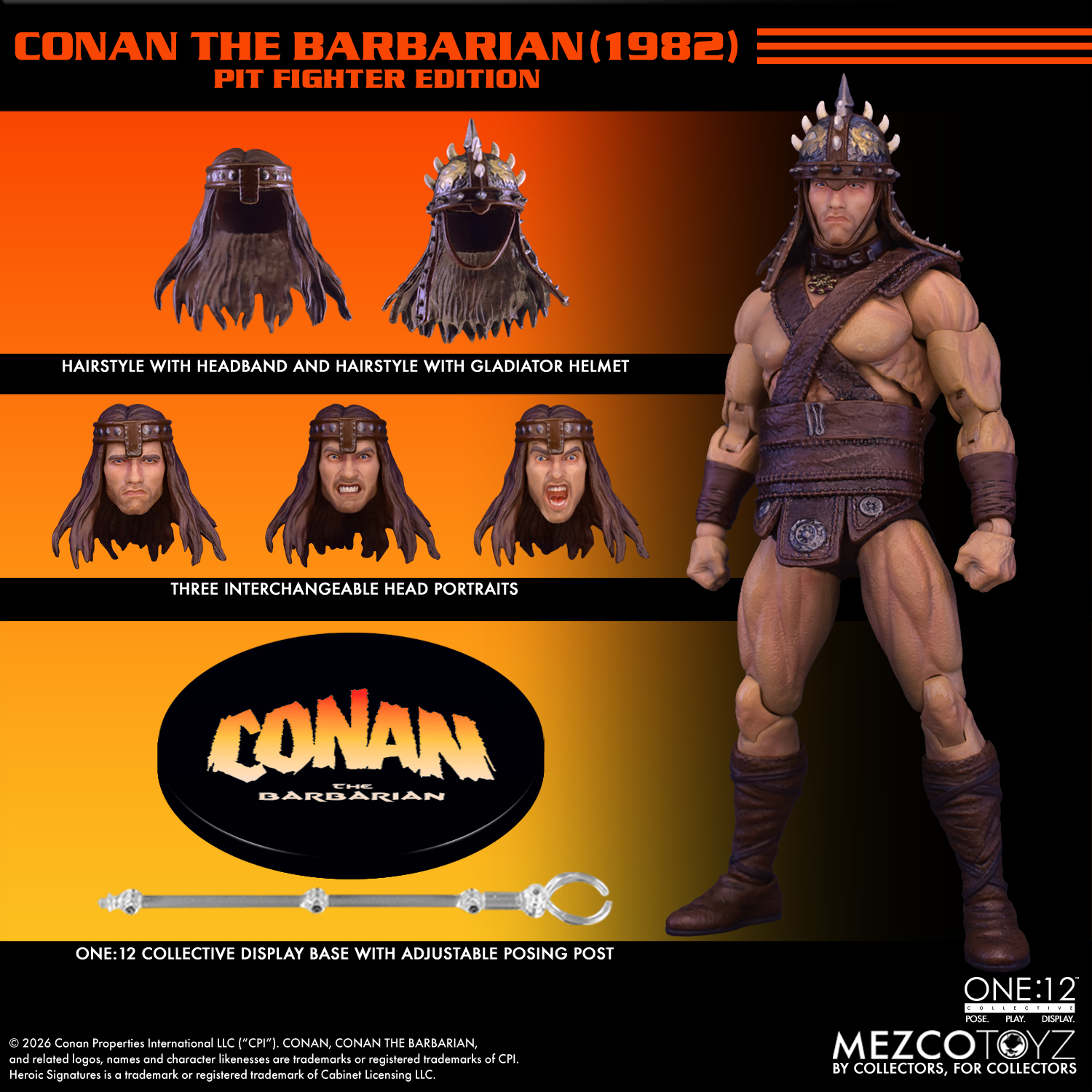 Conan the Barbarian (1982) One:12 Collective Conan (Pit Fighter Edition) Action Figure Gallery Image 13