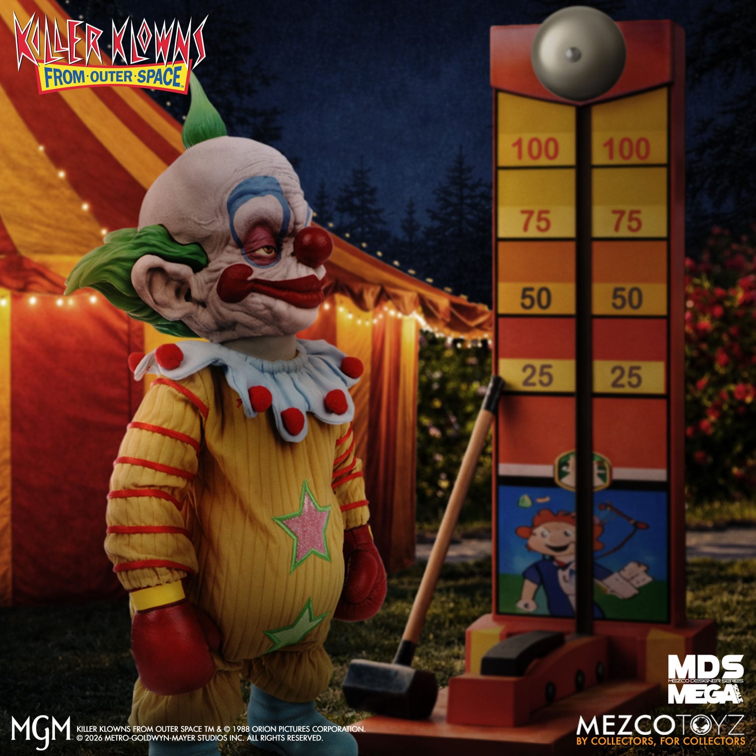 Killer Klowns from Outer Space Mezco Designer Series Mega Scale Shorty Doll Gallery Image 7
