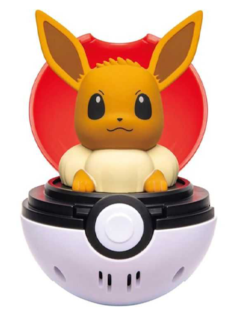 Pokemon Pyokopunyu Eevee Press & Pop Pokeball Gallery Image 2