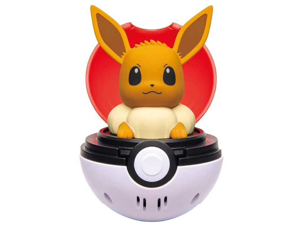 Pokemon Pyokopunyu Eevee Press & Pop Pokeball Gallery Image 1
