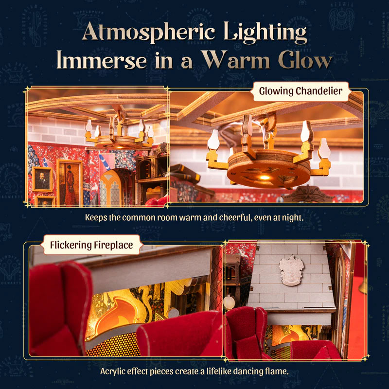 Harry Potter Gryffindor Common Room Craft Kit Set Gallery Image 6