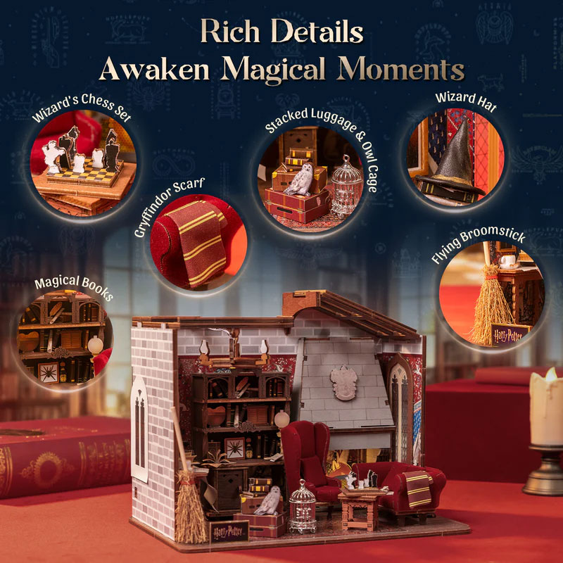 Harry Potter Gryffindor Common Room Craft Kit Set Gallery Image 7