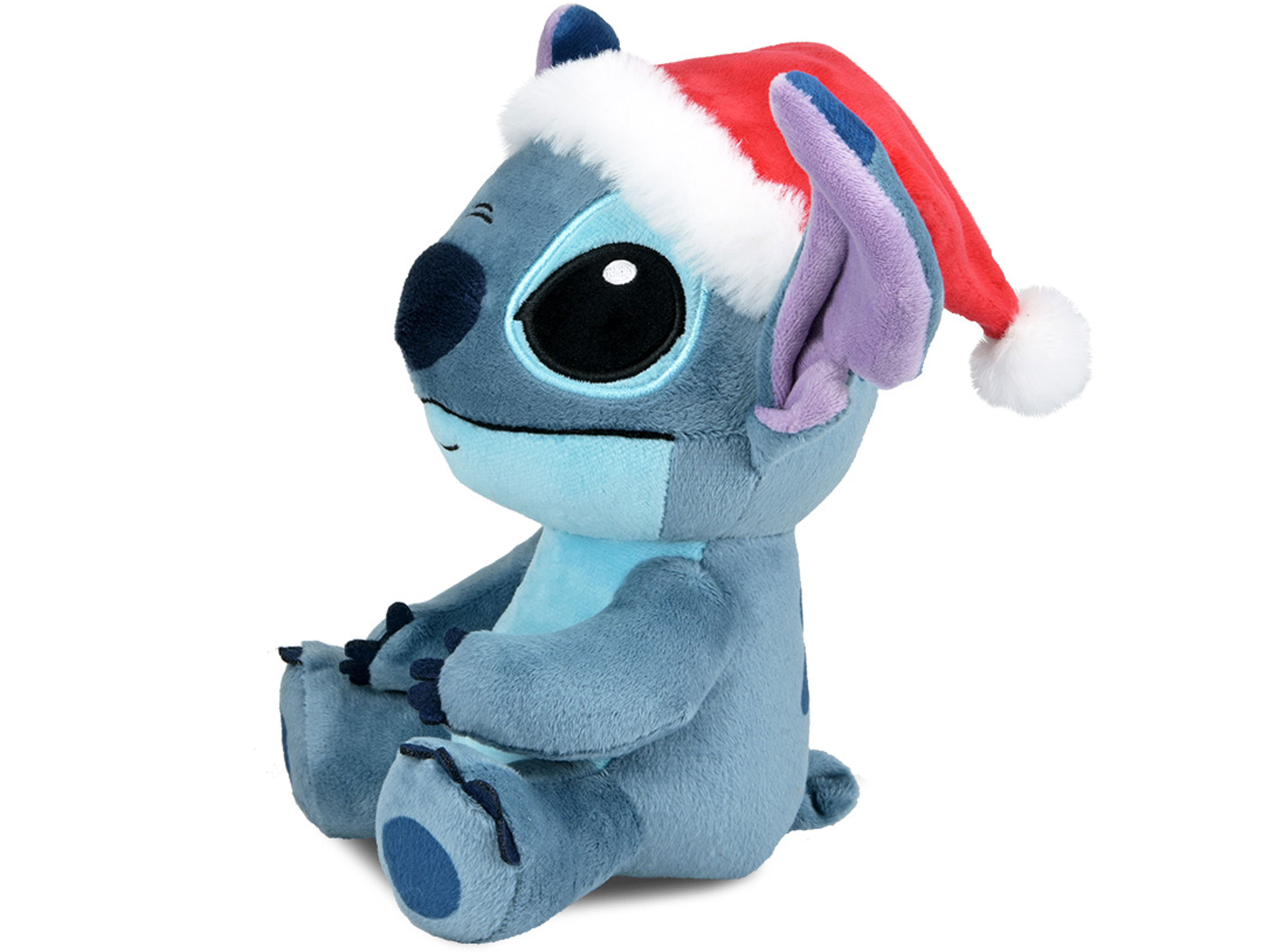 Disney Phunny Stitch with Santa Hat Plush Gallery Image 4