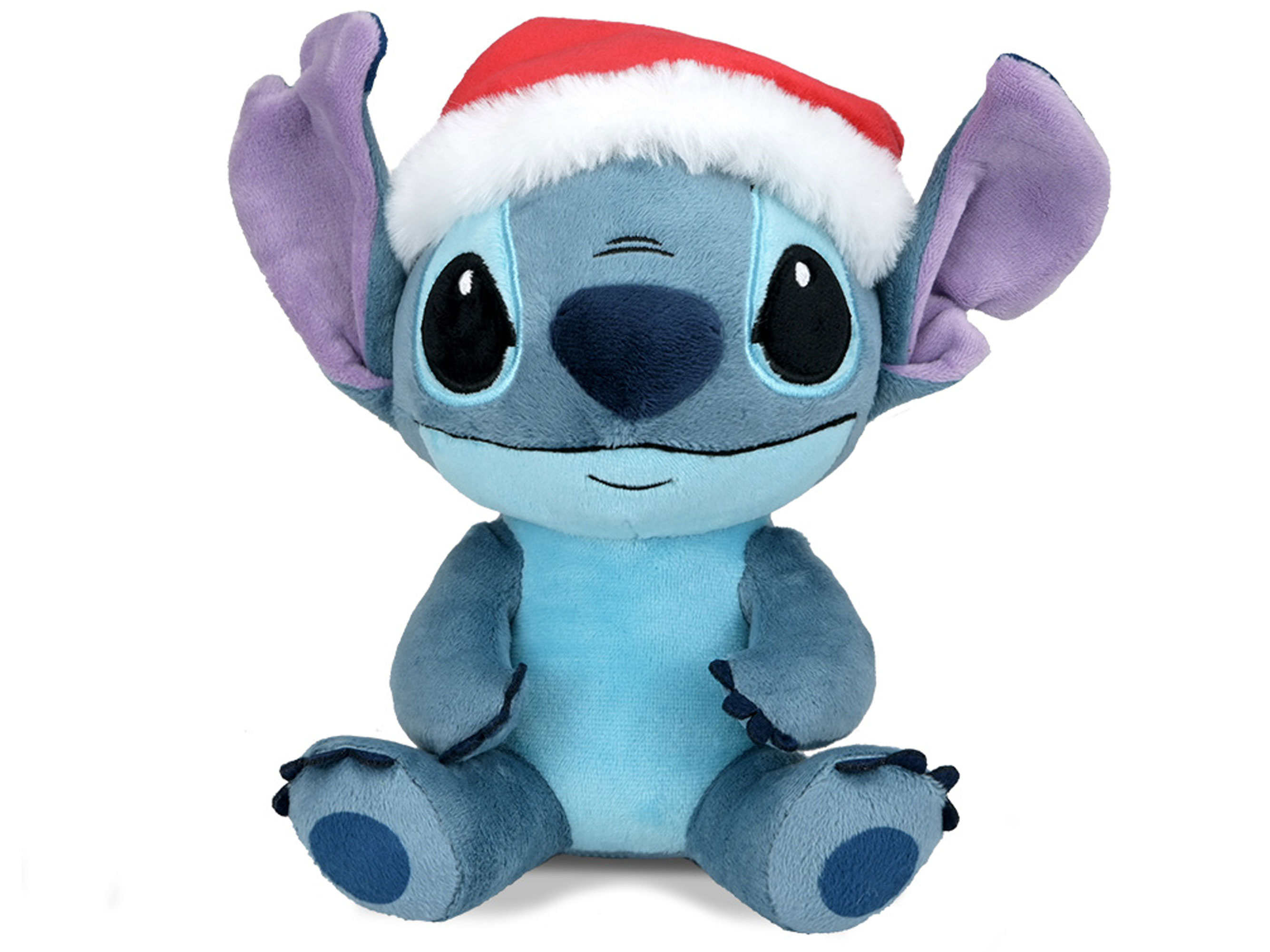 Disney Phunny Stitch with Santa Hat Plush Gallery Image 5