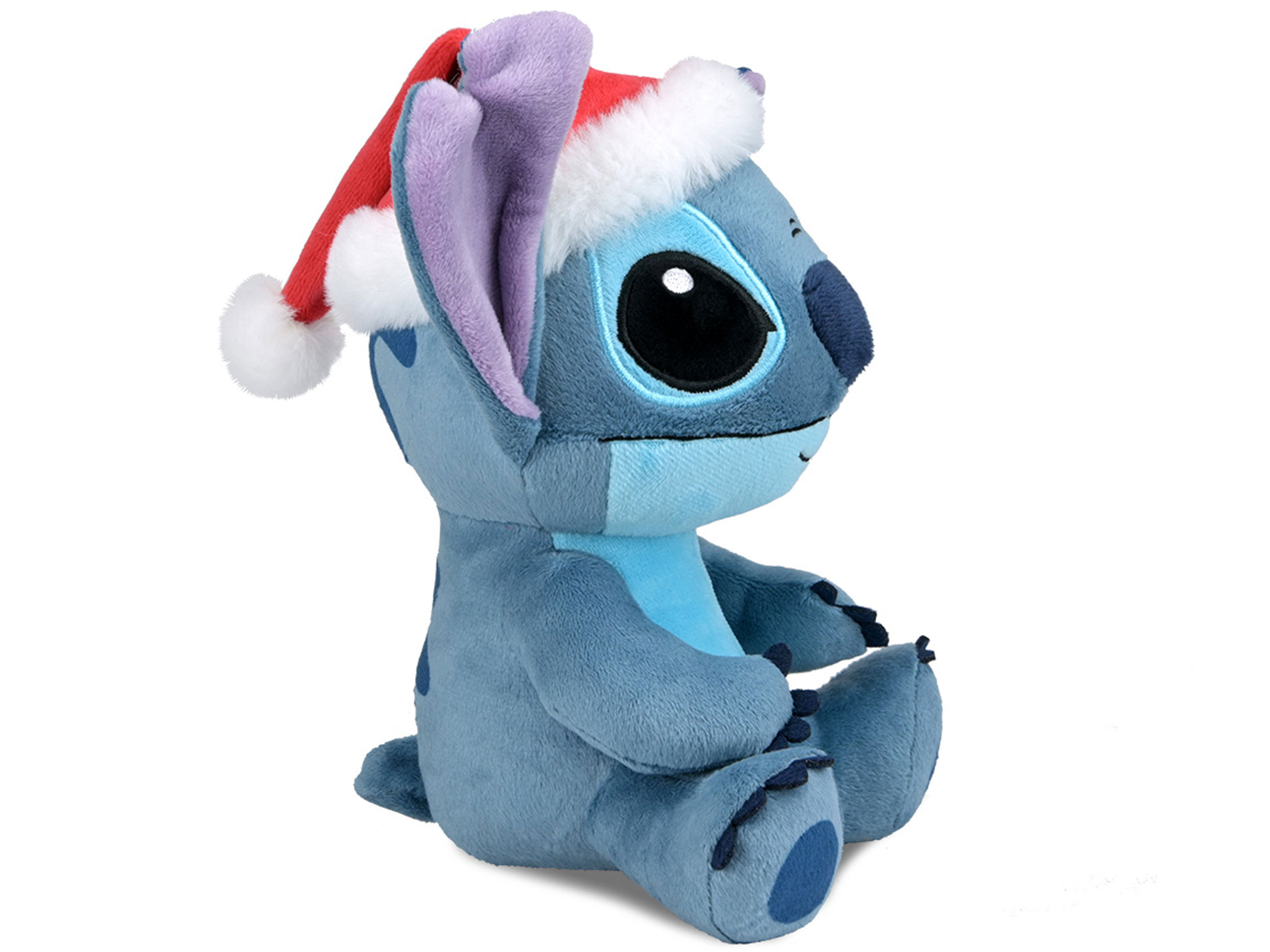 Disney Phunny Stitch with Santa Hat Plush Gallery Image 3