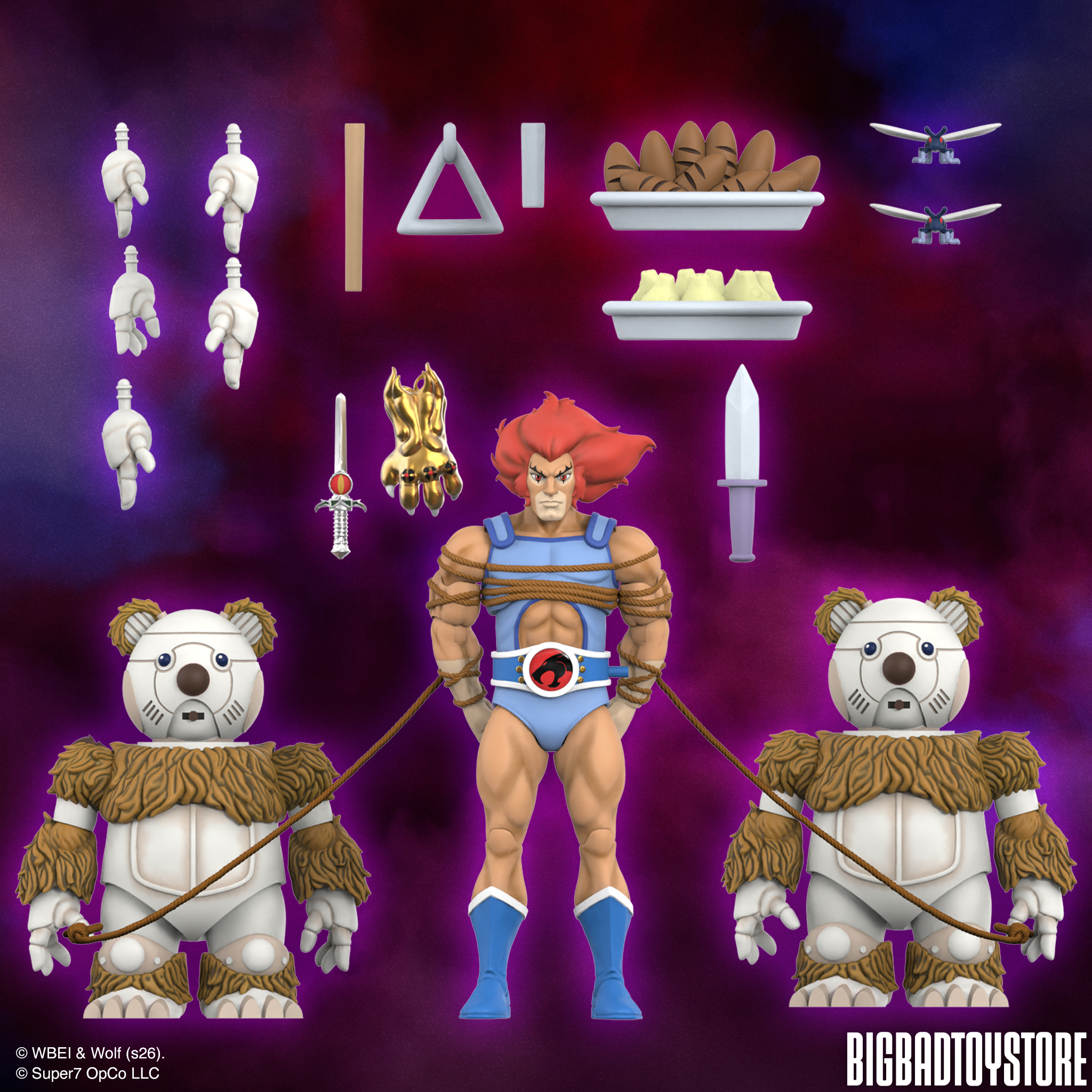 ThunderCats ULTIMATES! Lion-O and Berbils BBTS Exclusive Action Figure Set Gallery Image 7