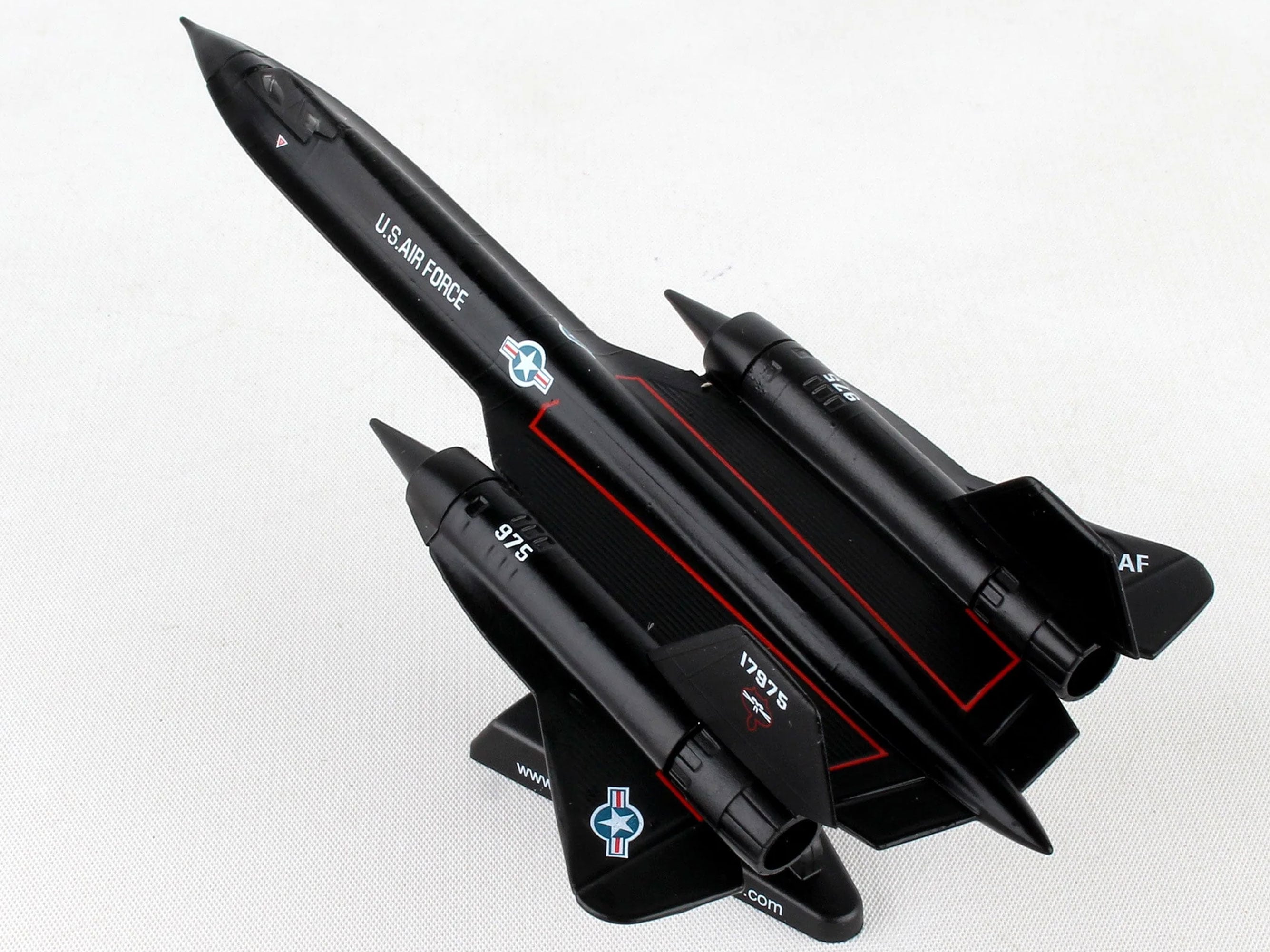 Postage Stamp Collection SR-71 USAF Blackbird 1/200 Scale Replica