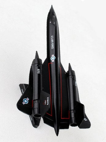 Postage Stamp Collection SR-71 USAF Blackbird 1/200 Scale Replica