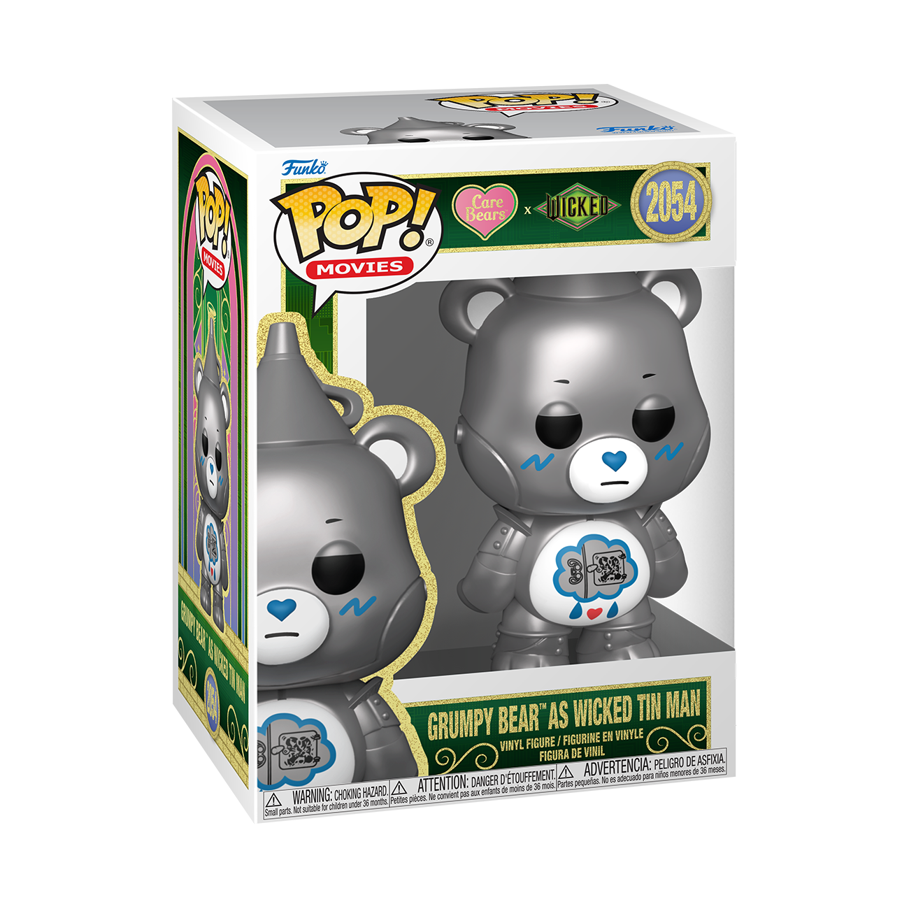 台湾 SMG Taipei POP UP限定 BG BEAR ソフビフィギュア Wicked & Care Bear Pop! Movies #2054 Grumpy Bear as Tin Man