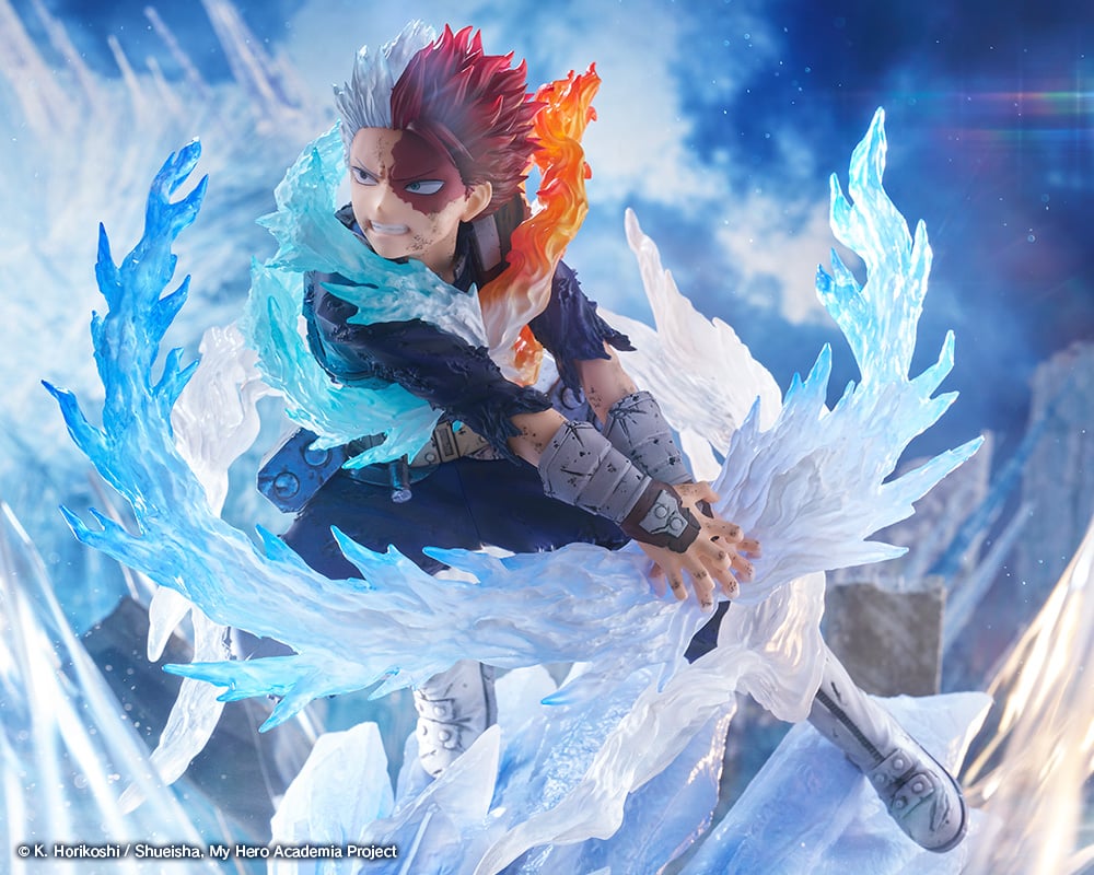 My Hero Academia ArtFX J Shoto Todoroki (Coldflame's Pale Blade Ver.) 1/8 Scale Figure Gallery Image 6