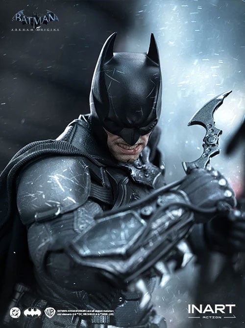 Batman: Arkham Origins InArt Batman (Battle Damaged Ver.) 1/12 Scale Action Figure Gallery Image 10