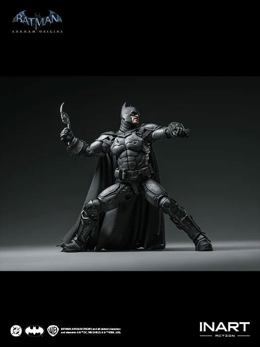 Batman: Arkham Origins InArt Batman (Battle Damaged Ver.) 1/12 Scale Action Figure Gallery Image 23
