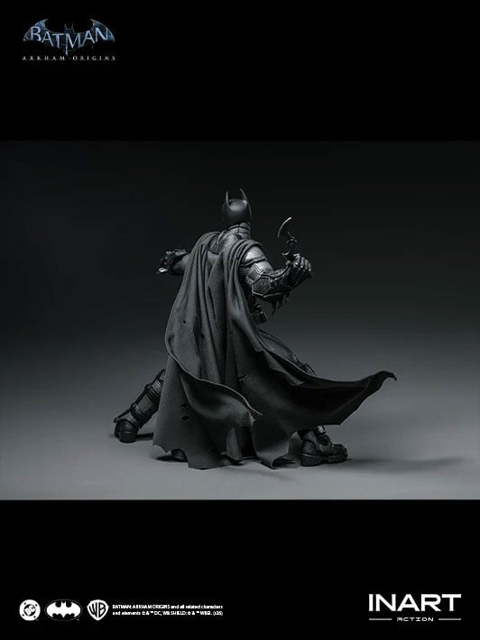 Batman: Arkham Origins InArt Batman (Battle Damaged Ver.) 1/12 Scale Action Figure Gallery Image 25