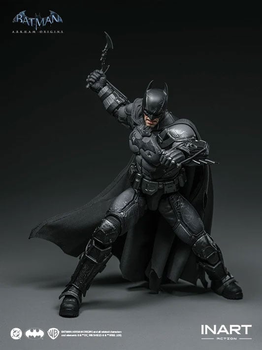 Batman: Arkham Origins InArt Batman (Battle Damaged Ver.) 1/12 Scale Action Figure Gallery Image 20
