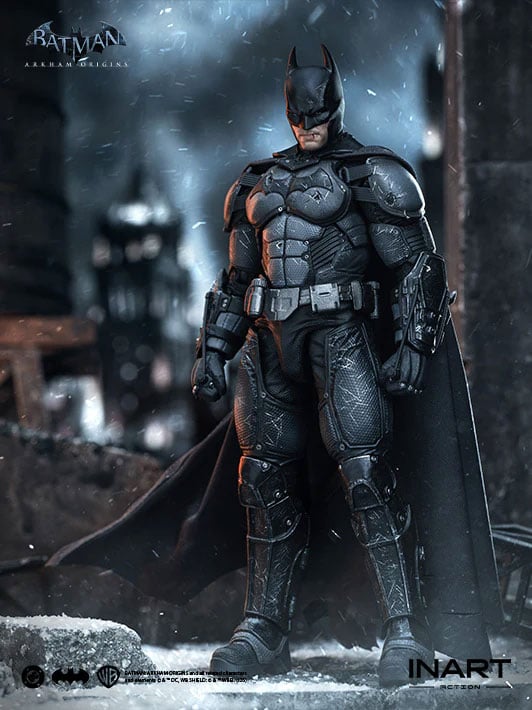 Batman: Arkham Origins InArt Batman (Battle Damaged Ver.) 1/12 Scale Action Figure Gallery Image 3