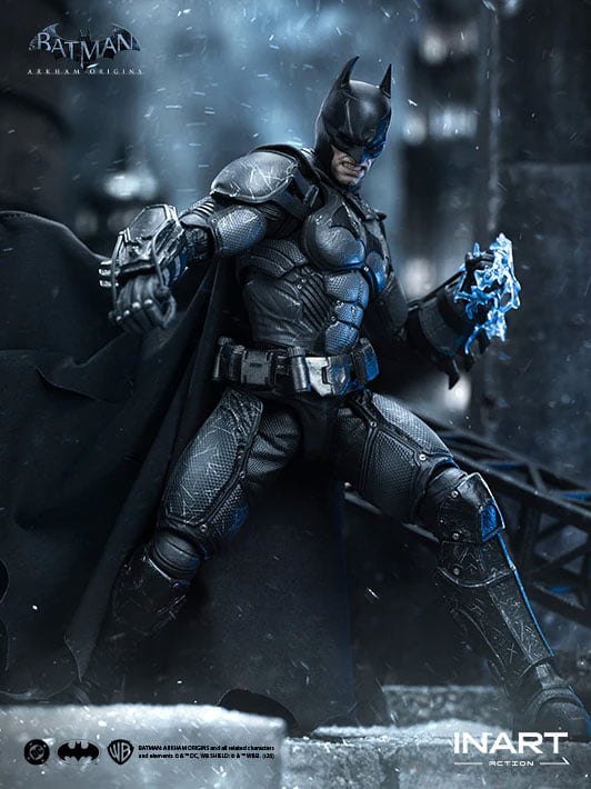 Batman: Arkham Origins InArt Batman (Battle Damaged Ver.) 1/12 Scale Action Figure Gallery Image 4