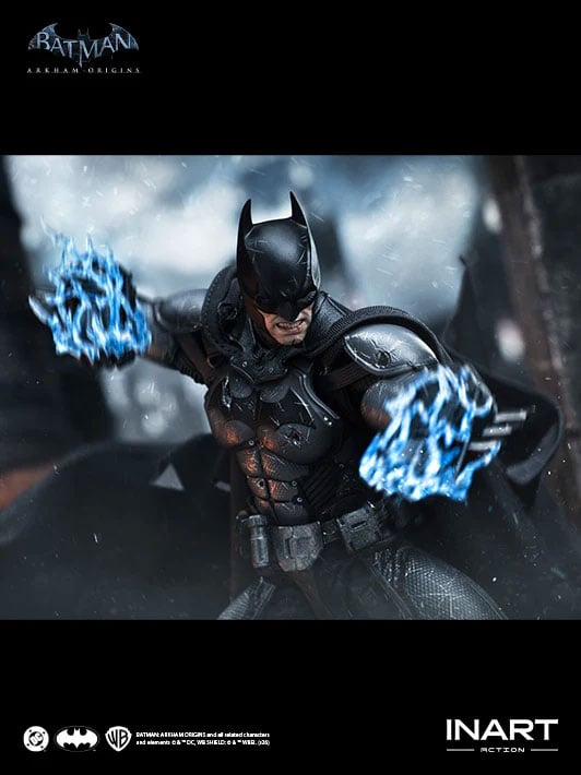 Batman: Arkham Origins InArt Batman (Battle Damaged Ver.) 1/12 Scale Action Figure Gallery Image 11
