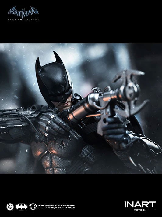Batman: Arkham Origins InArt Batman (Battle Damaged Ver.) 1/12 Scale Action Figure Gallery Image 12