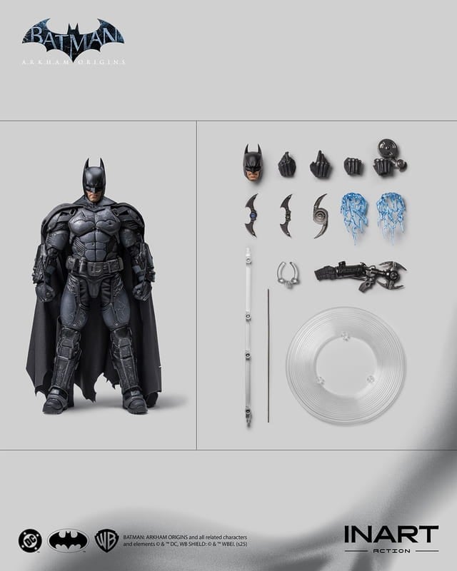 Batman: Arkham Origins InArt Batman (Battle Damaged Ver.) 1/12 Scale Action Figure Gallery Image 26
