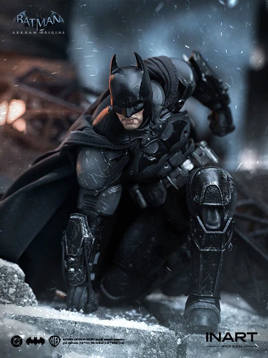 Batman: Arkham Origins InArt Batman (Battle Damaged Ver.) 1/12 Scale Action Figure Gallery Image 7