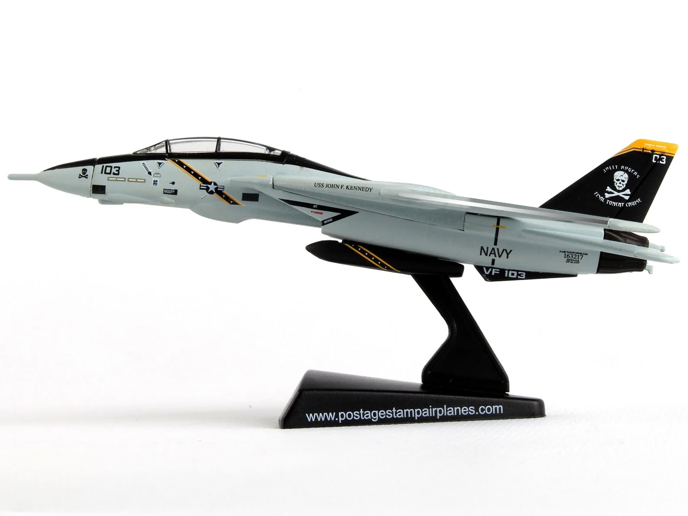 Postage Stamp Collection F-14B Tomcat VF-103 Jolly Rogers 1/160 Scale Replica Gallery Image 8