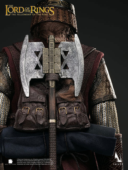 The Lord of the Rings: The Fellowship of the Ring InArt Gimli 1/6 Scale Action Figure Gallery Image 14