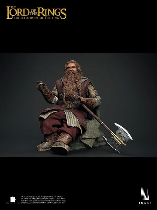 The Lord of the Rings: The Fellowship of the Ring InArt Gimli 1/6 Scale Action Figure Gallery Image 19