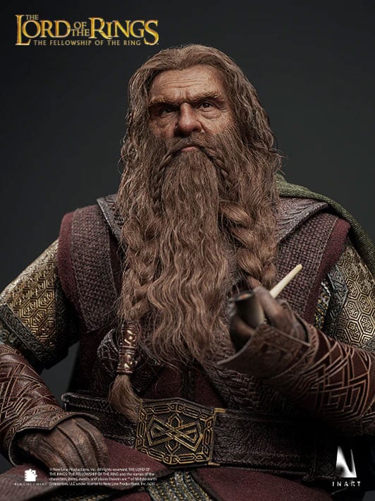 The Lord of the Rings: The Fellowship of the Ring InArt Gimli 1/6 Scale Action Figure Gallery Image 9