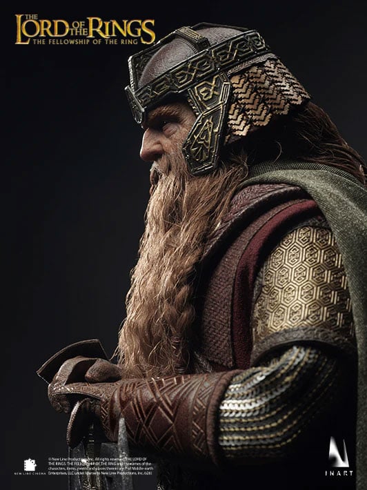 The Lord of the Rings: The Fellowship of the Ring InArt Gimli 1/6 Scale Action Figure Gallery Image 11