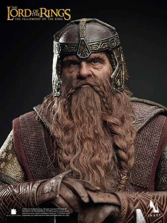 The Lord of the Rings: The Fellowship of the Ring InArt Gimli 1/6 Scale Action Figure Gallery Image 8