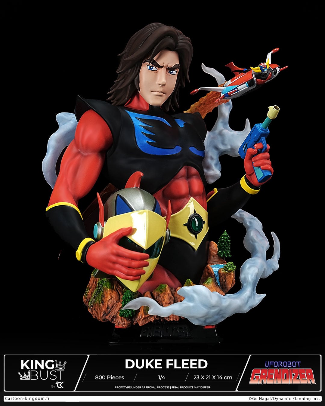 UFO Robot Grendizer King Bust Duke Fleed 1/4 Scale Limited Edition