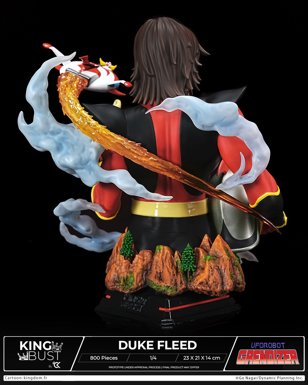 特撮 Gurkderk UFO Robot Grendizer King Bust Duke Fleed 1/4 Scale Limited Edition