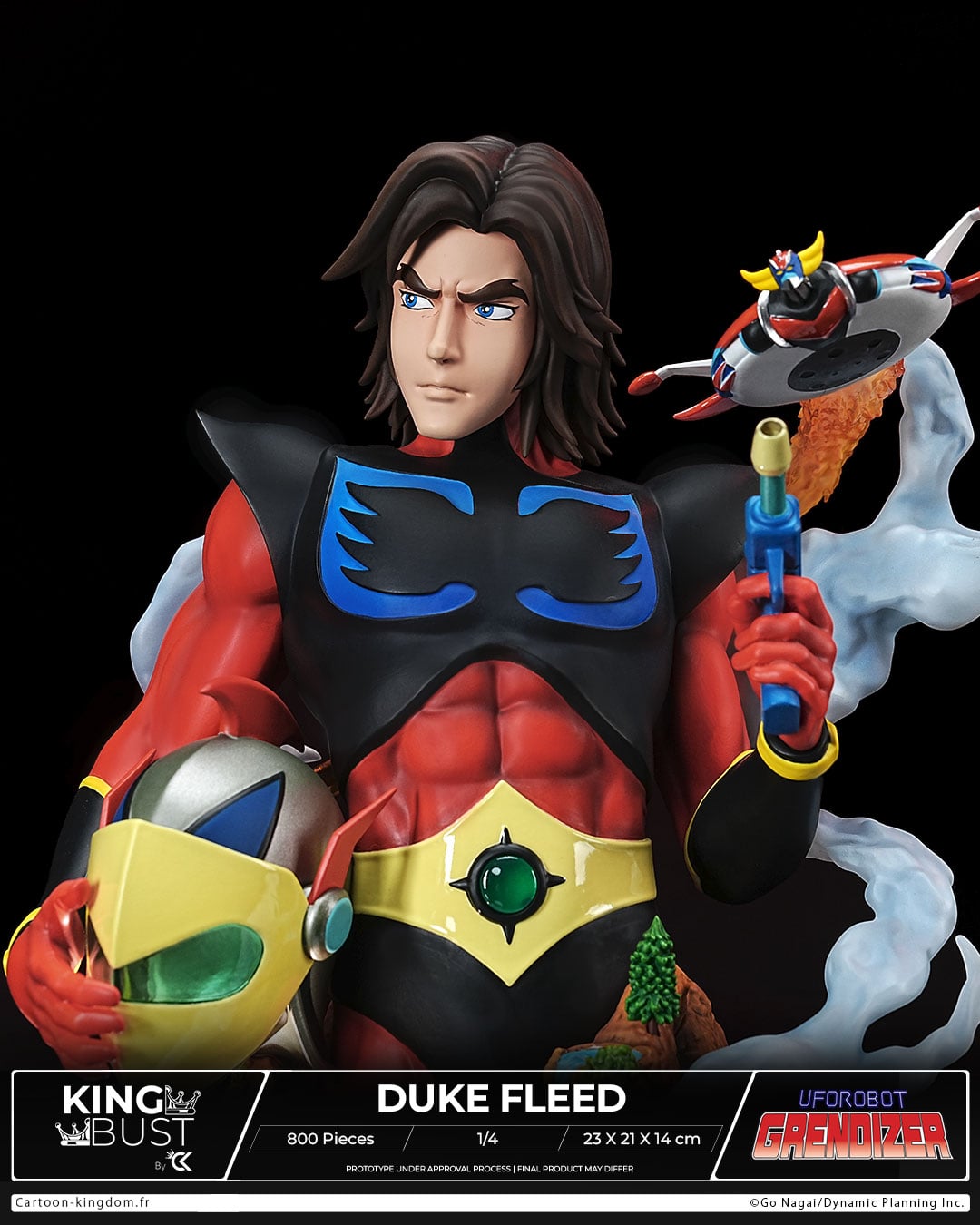 特撮 Gurkderk UFO Robot Grendizer King Bust Duke Fleed 1/4 Scale Limited Edition