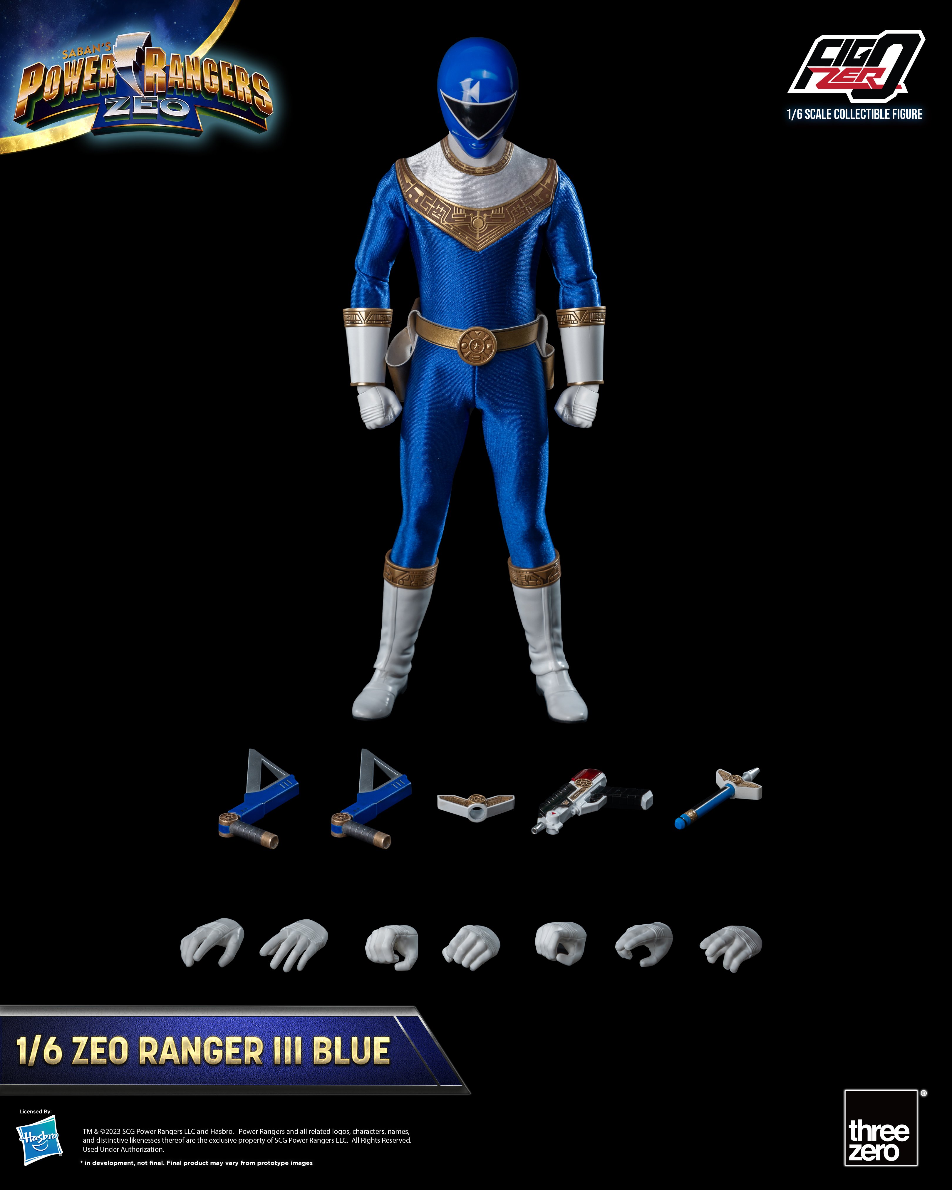 Power Rangers Zeo FigZero Zeo Rangers 1/6 Scale Figure 5-Pack (Reissue) Gallery Image 41