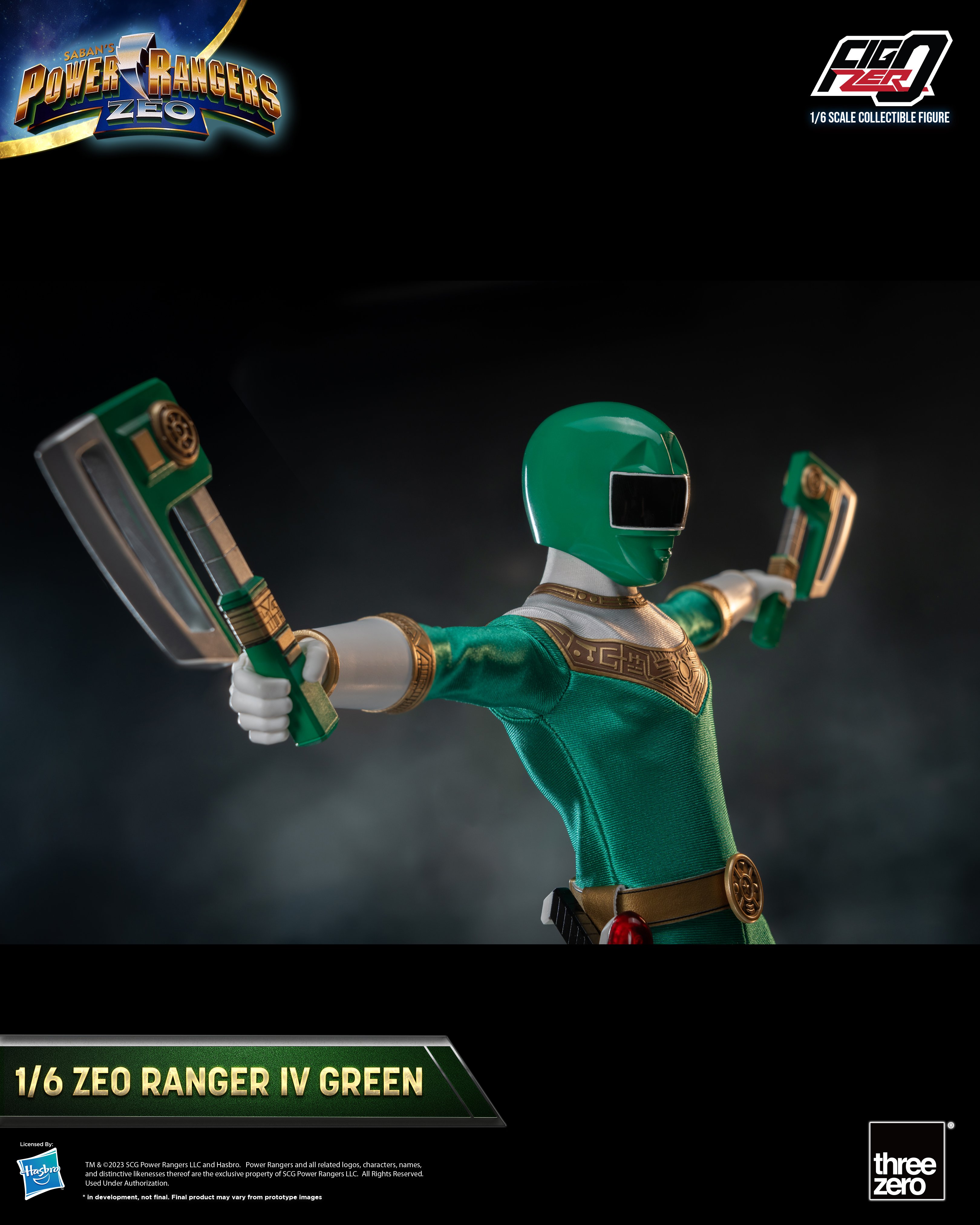 Power Rangers Zeo FigZero Zeo Rangers 1/6 Scale Figure 5-Pack (Reissue) Gallery Image 48