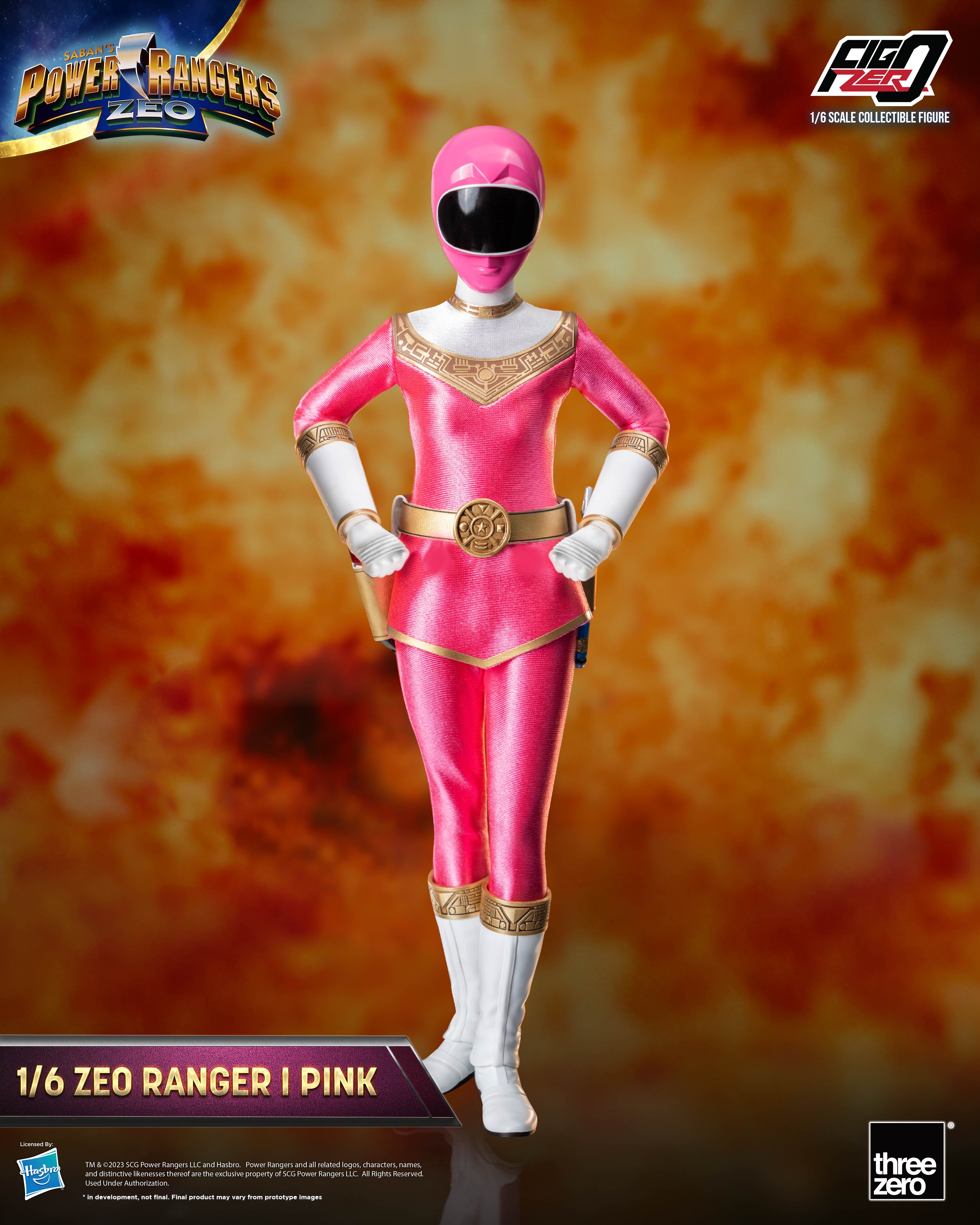 Power Rangers Zeo FigZero Zeo Rangers 1/6 Scale Figure 5-Pack (Reissue) Gallery Image 12