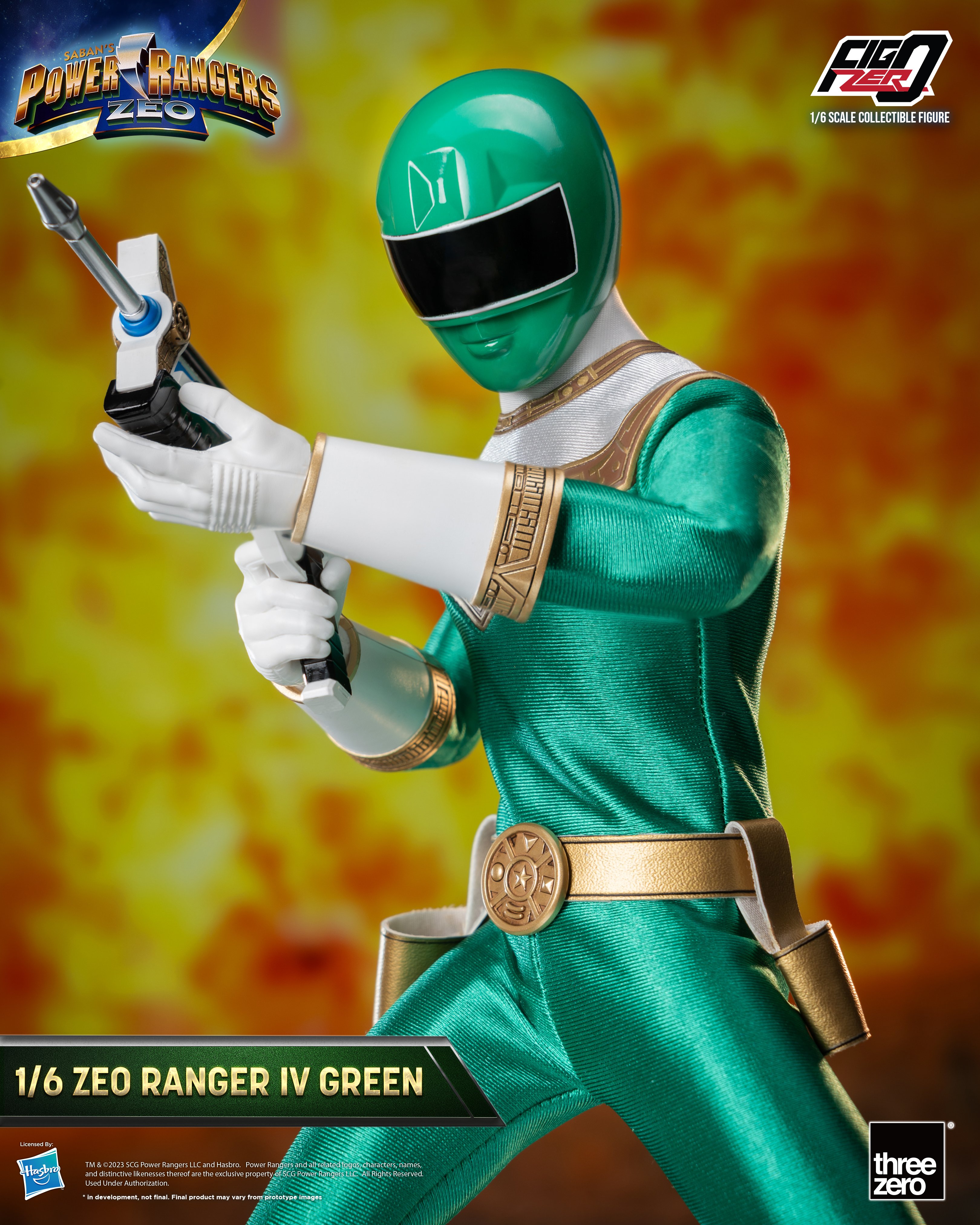 Power Rangers Zeo FigZero Zeo Rangers 1/6 Scale Figure 5-Pack (Reissue) Gallery Image 46