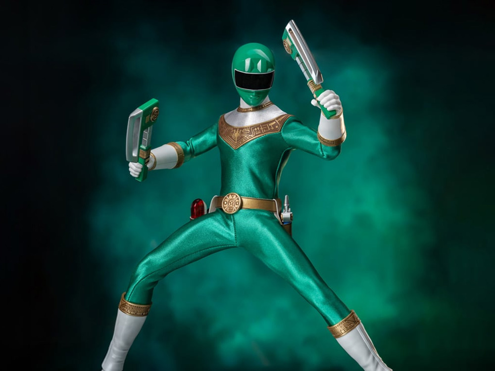 Power Rangers Zeo FigZero Zeo Ranger IV Green 1/6 Scale Figure (Reissue) Gallery Image 1