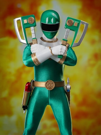 Power Rangers Zeo FigZero Zeo Ranger IV Green 1/6 Scale Figure (Reissue) Gallery Image 2