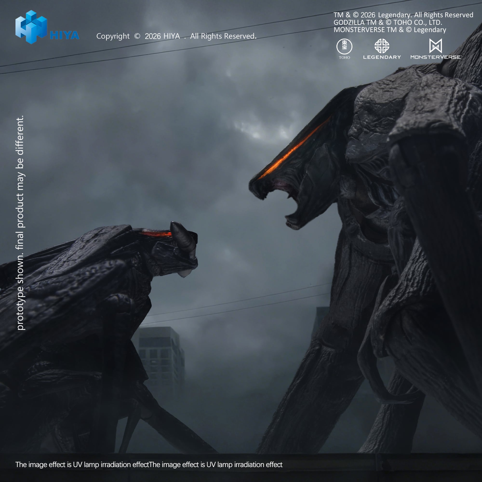 Godzilla (2014) Male & Female Muto Action Figure Set